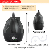 BETAZOOER Reptile Humidifier (Black/2.5 L)