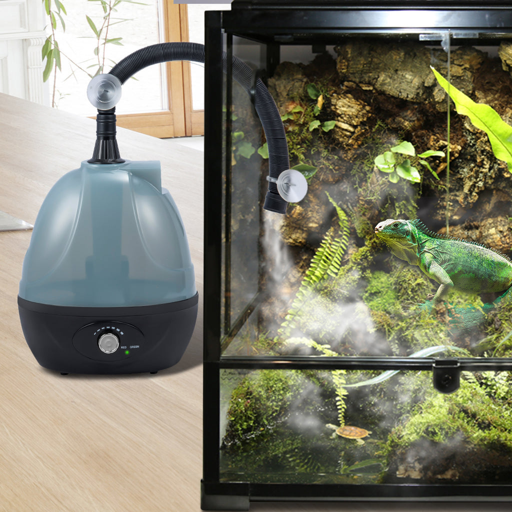 Humidifier for outlet reptile cage